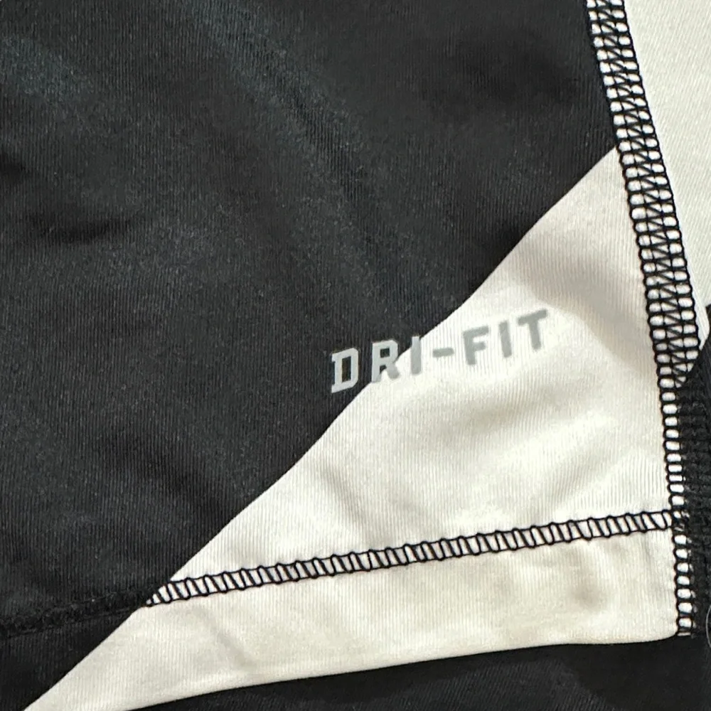 Nike Women's Diagonal Striped Tank Top with Yellow Swoosh - Picture 6 of 8